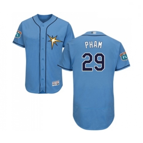 Mens Tampa Bay Rays 29 Tommy Pham Columbia Alternate Flex Base Authentic Collection Baseball Jersey Mens Tampa Bay Rays 29 Tommy Pham Columbia Alternate Flex Base Authentic Collection Baseball Jersey