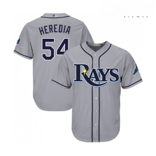 Mens Tampa Bay Rays 54 Guillermo Heredia Replica Grey Road Cool Base Baseball Jersey Mens Tampa Bay Rays 54 Guillermo Heredia Replica Grey Road Cool Base Baseball Jersey