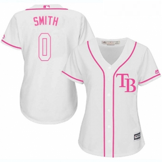 Womens Majestic Tampa Bay Rays 0 Mallex Smith Replica White Fashion Cool Base MLB Jersey Womens Majestic Tampa Bay Rays 0 Mallex Smith Replica White Fashion Cool Base MLB Jersey