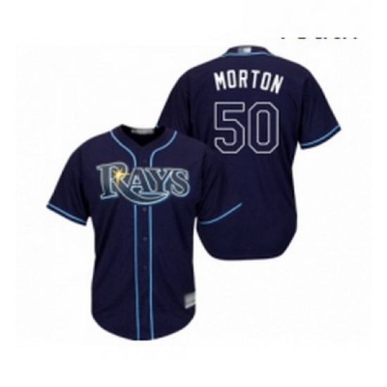 Youth Tampa Bay Rays 50 Charlie Morton Replica Navy Blue Alternate Cool Base Baseball Jersey Youth Tampa Bay Rays 50 Charlie Morton Replica Navy Blue Alternate Cool Base Baseball Jersey
