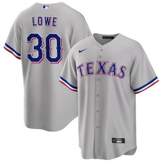Men Texas Rangers 30 Nathaniel Lowe Grey Cool Base Stitched Baseball Jersey Men Texas Rangers 30 Nathaniel Lowe Grey Cool Base Stitched Baseball Jersey