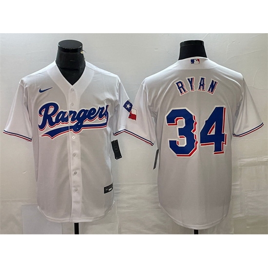 Men Texas Rangers 34 Nolan Ryan White Cool Base Stitched Baseball Jersey Men Texas Rangers 34 Nolan Ryan White Cool Base Stitched Baseball Jersey
