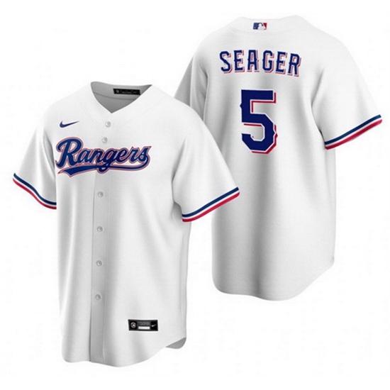 Men Texas Rangers 5 Corey Seager White Cool Base Stitched Baseball Jersey Men Texas Rangers 5 Corey Seager White Cool Base Stitched Baseball Jersey