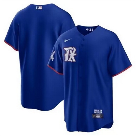 Men Texas Rangers Blank Royal 2023 City Connect Stitched Baseball Jersey Men Texas Rangers Blank Royal 2023 City Connect Stitched Baseball Jersey