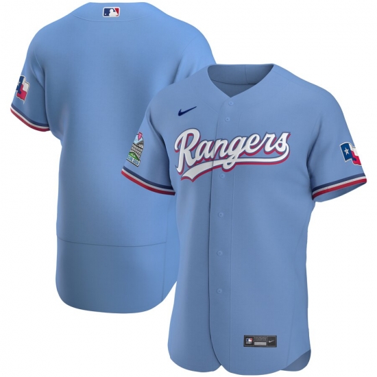 Men Texas Rangers Men Nike Light Blue Alternate 2020 Flex Base Team MLB Jersey Men Texas Rangers Men Nike Light Blue Alternate 2020 Flex Base Team MLB Jersey