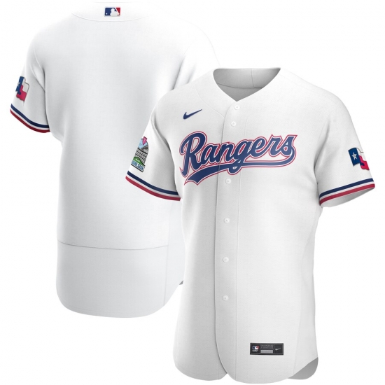 Men Texas Rangers Men Nike White Home 2020 Flex Base Team MLB Jersey Men Texas Rangers Men Nike White Home 2020 Flex Base Team MLB Jersey