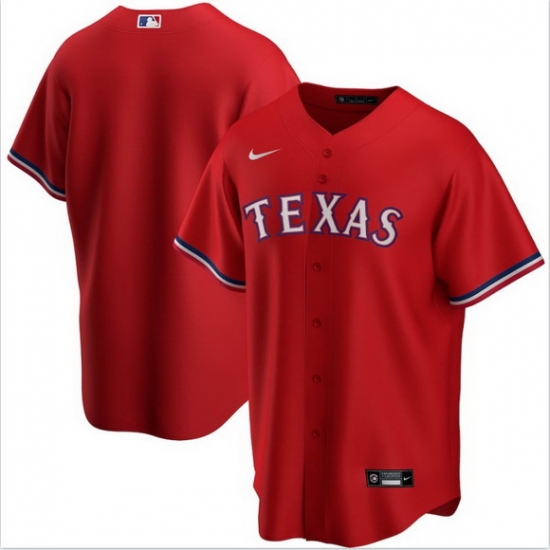 Men Texas Rangers Nike Red Blank Jersey Men Texas Rangers Nike Red Blank Jersey