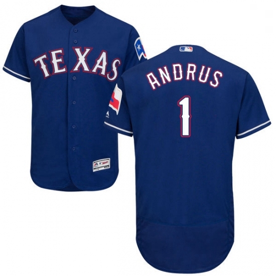 Mens Majestic Texas Rangers 1 Elvis Andrus Royal Blue Alternate Flex Base Authentic Collection MLB Jersey Mens Majestic Texas Rangers 1 Elvis Andrus Royal Blue Alternate Flex Base Authentic Collection MLB Jersey
