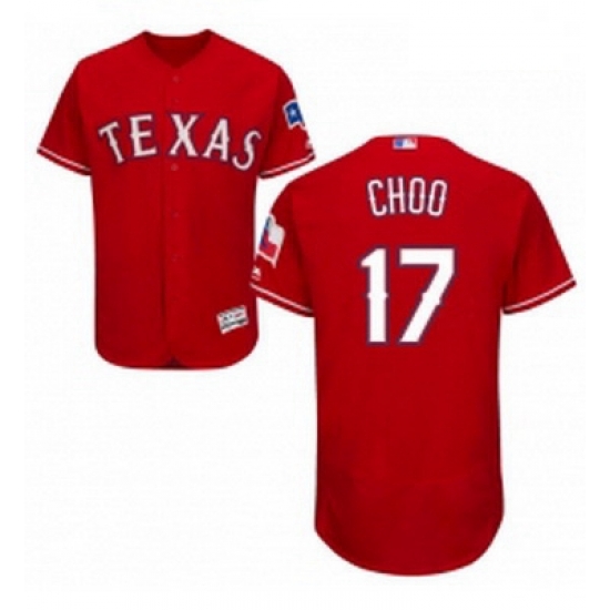 Mens Majestic Texas Rangers 17 Shin Soo Choo Red Alternate Flex Base Authentic Collection MLB Jersey Mens Majestic Texas Rangers 17 Shin Soo Choo Red Alternate Flex Base Authentic Collection MLB Jersey