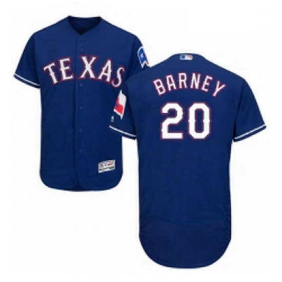 Mens Majestic Texas Rangers 20 Darwin Barney Royal Blue Alternate Flex Base Authentic Collection MLB Jersey Mens Majestic Texas Rangers 20 Darwin Barney Royal Blue Alternate Flex Base Authentic Collection MLB Jersey