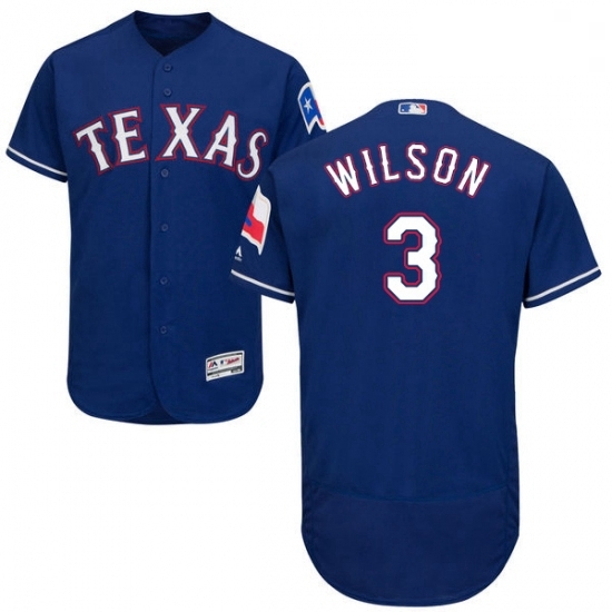 Mens Majestic Texas Rangers 3 Russell Wilson Royal Blue Alternate Flex Base Authentic Collection MLB Jersey Mens Majestic Texas Rangers 3 Russell Wilson Royal Blue Alternate Flex Base Authentic Collection MLB Jersey