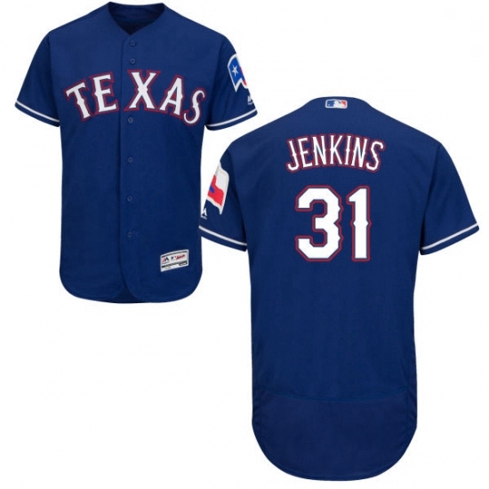 Mens Majestic Texas Rangers 31 Ferguson Jenkins Royal Blue Flexbase Authentic Collection MLB Jersey Mens Majestic Texas Rangers 31 Ferguson Jenkins Royal Blue Flexbase Authentic Collection MLB Jersey