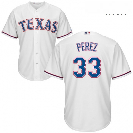 Mens Majestic Texas Rangers 33 Martin Perez Replica White Home Cool Base MLB Jersey Mens Majestic Texas Rangers 33 Martin Perez Replica White Home Cool Base MLB Jersey