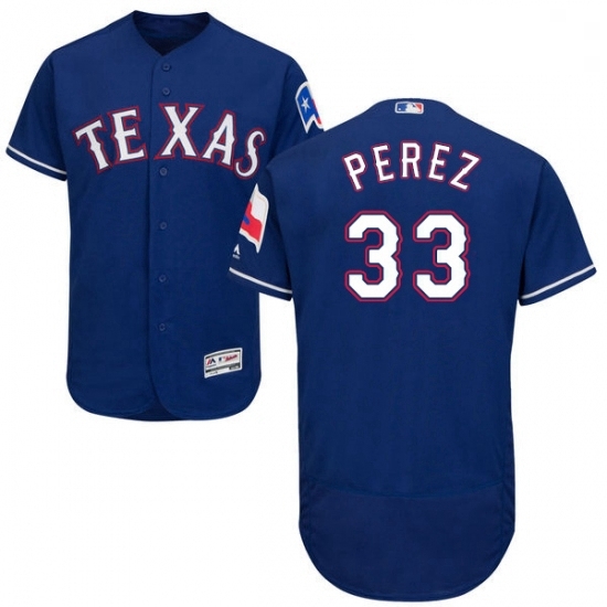 Mens Majestic Texas Rangers 33 Martin Perez Royal Blue Alternate Flex Base Authentic Collection MLB Jersey Mens Majestic Texas Rangers 33 Martin Perez Royal Blue Alternate Flex Base Authentic Collection MLB Jersey