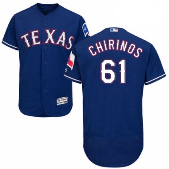 Mens Majestic Texas Rangers 61 Robinson Chirinos Royal Blue Alternate Flex Base Authentic Collection MLB Jersey Mens Majestic Texas Rangers 61 Robinson Chirinos Royal Blue Alternate Flex Base Authentic Collection MLB Jersey