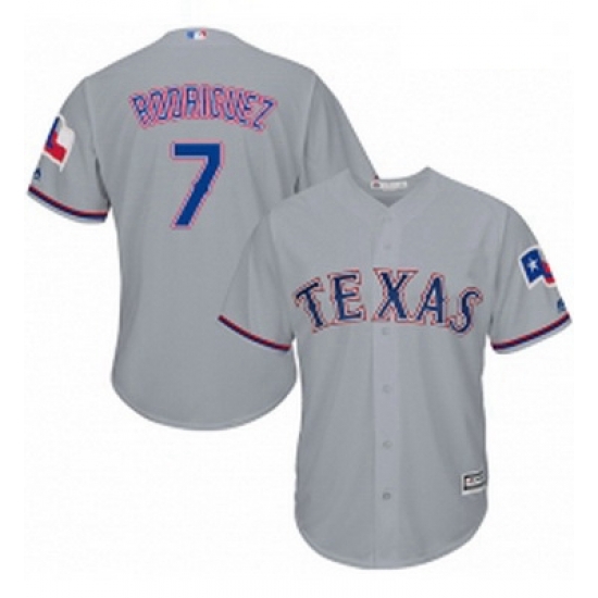 Mens Majestic Texas Rangers 7 Ivan Rodriguez Grey Flexbase Authentic Collection MLB Jersey Mens Majestic Texas Rangers 7 Ivan Rodriguez Grey Flexbase Authentic Collection MLB Jersey