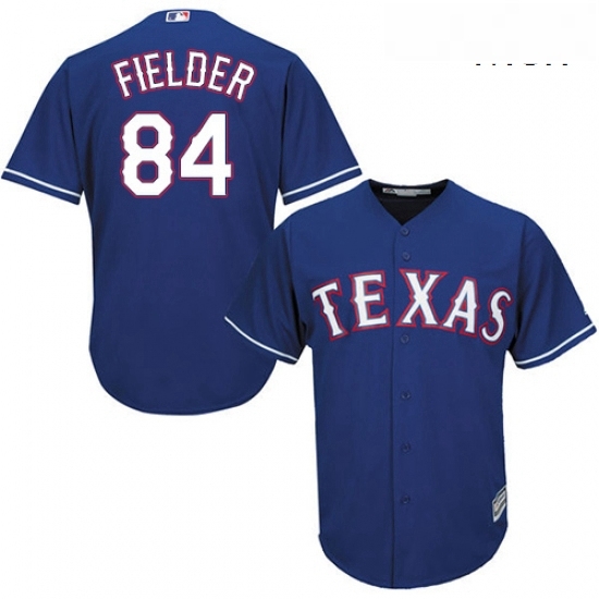 Mens Majestic Texas Rangers 84 Prince Fielder Replica Royal Blue Alternate 2 Cool Base MLB Jersey Mens Majestic Texas Rangers 84 Prince Fielder Replica Royal Blue Alternate 2 Cool Base MLB Jersey
