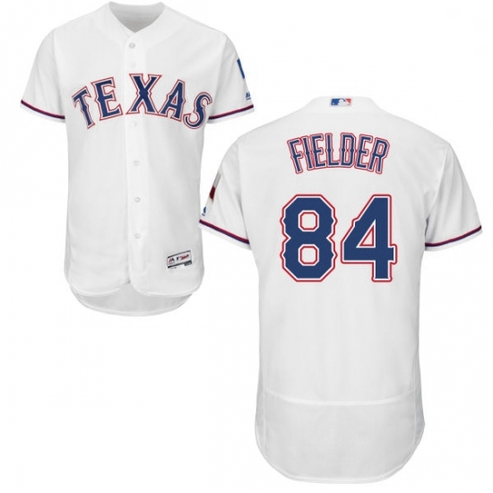 Mens Majestic Texas Rangers 84 Prince Fielder White Flexbase Authentic Collection MLB Jersey Mens Majestic Texas Rangers 84 Prince Fielder White Flexbase Authentic Collection MLB Jersey