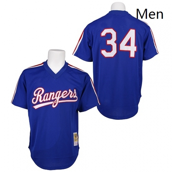 Mens Mitchell and Ness 1989 Texas Rangers 34 Nolan Ryan Replica Royal Blue Throwback MLB Jersey Mens Mitchell and Ness 1989 Texas Rangers 34 Nolan Ryan Replica Royal Blue Throwback MLB Jersey