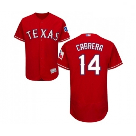 Mens Texas Rangers 14 Asdrubal Cabrera Red Alternate Flex Base Authentic Collection Baseball Jersey Mens Texas Rangers 14 Asdrubal Cabrera Red Alternate Flex Base Authentic Collection Baseball Jersey