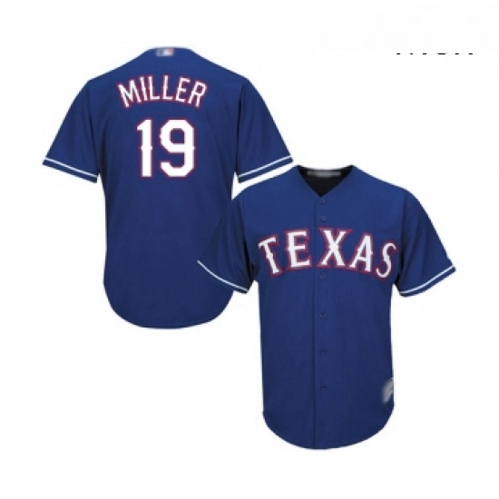 Mens Texas Rangers 19 Shelby Miller Replica Royal Blue Alternate 2 Cool Base Baseball Jersey Mens Texas Rangers 19 Shelby Miller Replica Royal Blue Alternate 2 Cool Base Baseball Jersey