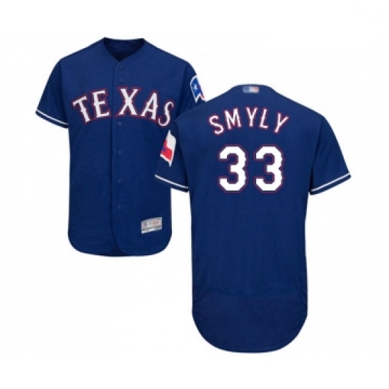 Mens Texas Rangers 33 Drew Smyly Royal Blue Alternate Flex Base Authentic Collection Baseball Jersey Mens Texas Rangers 33 Drew Smyly Royal Blue Alternate Flex Base Authentic Collection Baseball Jersey