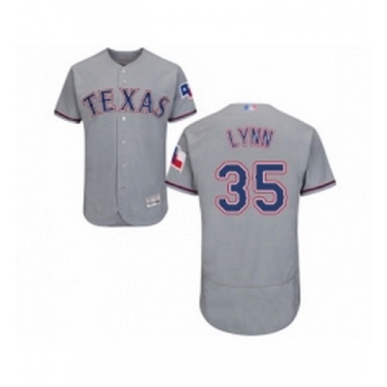 Mens Texas Rangers 35 Lance Lynn Grey Road Flex Base Authentic Collection Baseball Jersey Mens Texas Rangers 35 Lance Lynn Grey Road Flex Base Authentic Collection Baseball Jersey