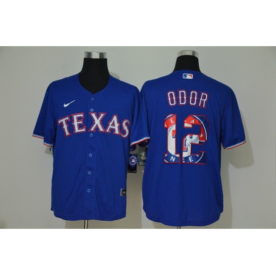 Rangers 12 Rougned Odor Royal 2020 Nike Cool Base Fashion Jersey Rangers 12 Rougned Odor Royal 2020 Nike Cool Base Fashion Jersey