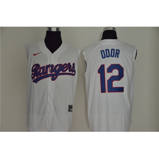 Rangers 12 Rougned Odor White Nike Cool Base Sleeveless Jerseys Rangers 12 Rougned Odor White Nike Cool Base Sleeveless Jerseys