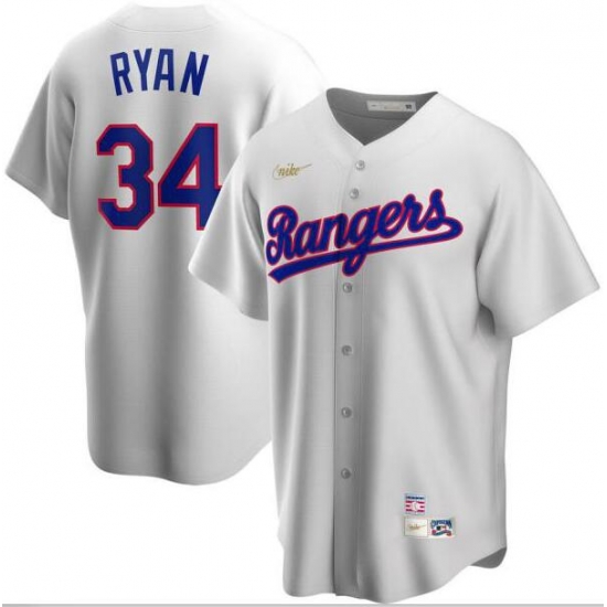 Rangers 34 Nolan Ryan White 2020 Nike Cool Base Jersey Rangers 34 Nolan Ryan White 2020 Nike Cool Base Jersey