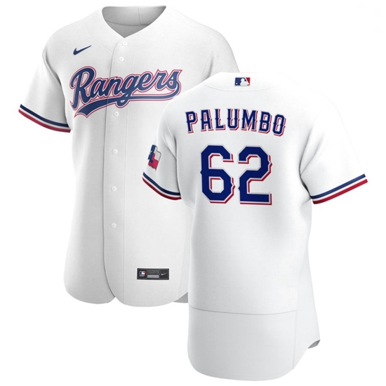 Texas Rangers 62 Joe Palumbo Men Nike White Home 2020 Authentic Player MLB Jersey Texas Rangers 62 Joe Palumbo Men Nike White Home 2020 Authentic Player MLB Jersey