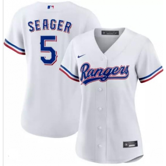 Women Texas Rangers Corey Seager Nike Whitel Stitched Player Jersey Women Texas Rangers Corey Seager Nike Whitel Stitched Player Jersey