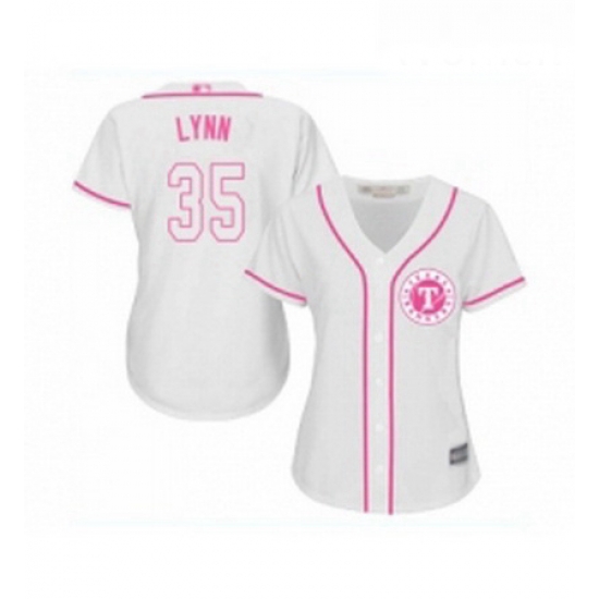 Womens Texas Rangers 35 Lance Lynn Replica White Fashion Cool Base Baseball Jersey Womens Texas Rangers 35 Lance Lynn Replica White Fashion Cool Base Baseball Jersey