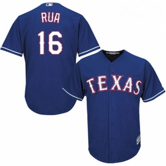 Youth Majestic Texas Rangers 16 Ryan Rua Replica Royal Blue Alternate 2 Cool Base MLB Jersey Youth Majestic Texas Rangers 16 Ryan Rua Replica Royal Blue Alternate 2 Cool Base MLB Jersey