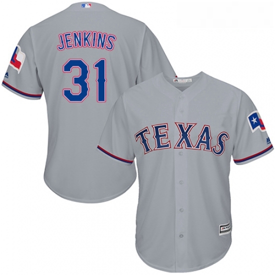 Youth Majestic Texas Rangers 31 Ferguson Jenkins Replica Grey Road Cool Base MLB Jersey Youth Majestic Texas Rangers 31 Ferguson Jenkins Replica Grey Road Cool Base MLB Jersey