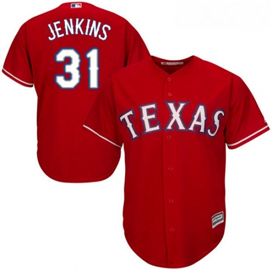 Youth Majestic Texas Rangers 31 Ferguson Jenkins Replica Red Alternate Cool Base MLB Jersey Youth Majestic Texas Rangers 31 Ferguson Jenkins Replica Red Alternate Cool Base MLB Jersey