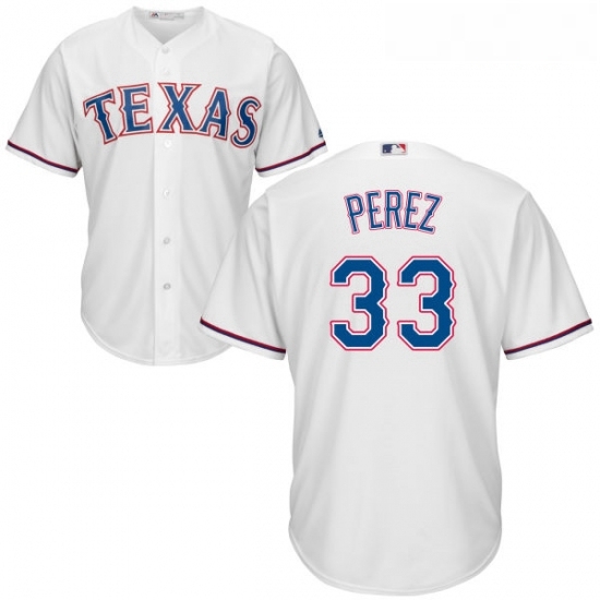 Youth Majestic Texas Rangers 33 Martin Perez Replica White Home Cool Base MLB Jersey Youth Majestic Texas Rangers 33 Martin Perez Replica White Home Cool Base MLB Jersey