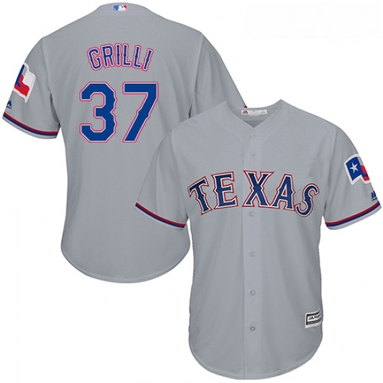 Youth Majestic Texas Rangers 37 Jason Grilli Authentic Grey Road Cool Base MLB Jersey Youth Majestic Texas Rangers 37 Jason Grilli Authentic Grey Road Cool Base MLB Jersey
