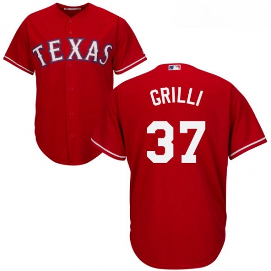 Youth Majestic Texas Rangers 37 Jason Grilli Replica Red Alternate Cool Base MLB Jersey Youth Majestic Texas Rangers 37 Jason Grilli Replica Red Alternate Cool Base MLB Jersey