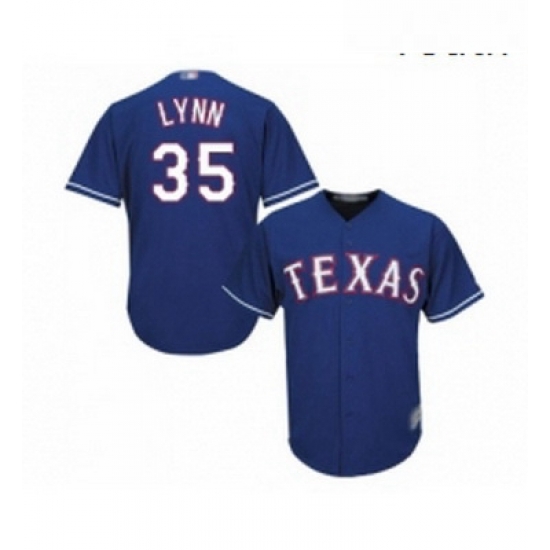 Youth Texas Rangers 35 Lance Lynn Replica Royal Blue Alternate 2 Cool Base Baseball Jersey Youth Texas Rangers 35 Lance Lynn Replica Royal Blue Alternate 2 Cool Base Baseball Jersey
