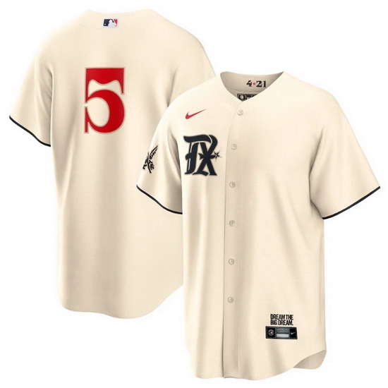 Youth Texas Rangers 5 Corey Seager Cream 2023 City Connect Stitched Baseball Jersey Youth Texas Rangers 5 Corey Seager Cream 2023 City Connect Stitched Baseball Jersey