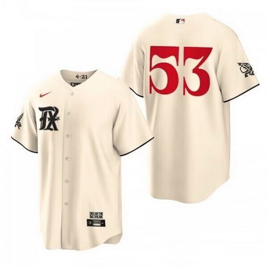Youth Texas Rangers 53 Adolis Garc EDa Cream 2023 City Connect Stitched Baseball Jersey Youth Texas Rangers 53 Adolis Garc EDa Cream 2023 City Connect Stitched Baseball Jersey