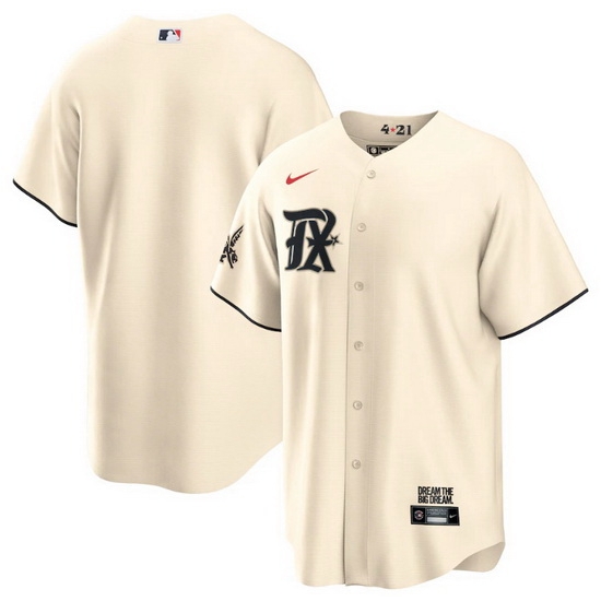 Youth Texas Rangers Blank Cream 2023 City Connect Stitched Baseball Jersey Youth Texas Rangers Blank Cream 2023 City Connect Stitched Baseball Jersey