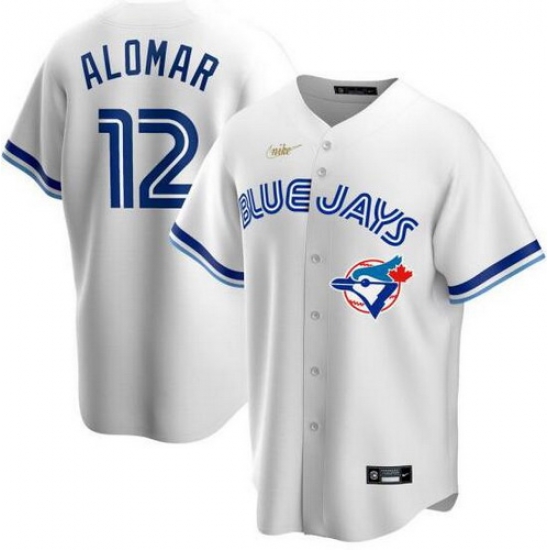 Blue Jays 12 Roberto Alomar White 2020 Nike Cool Base Jersey Blue Jays 12 Roberto Alomar White 2020 Nike Cool Base Jersey