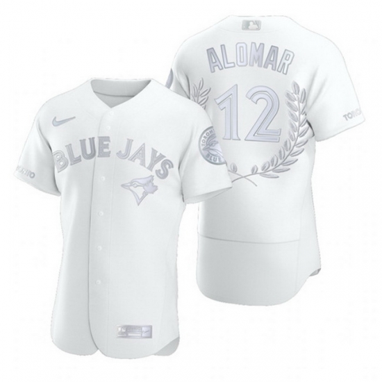 Blue Jays 12 Roberto Alomar White Nike Flexbase Fashion Jersey Blue Jays 12 Roberto Alomar White Nike Flexbase Fashion Jersey