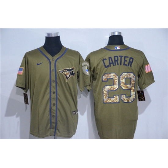 Blue Jays 29 Joe Carter Olive 2020 Nike Cool Base Jersey Blue Jays 29 Joe Carter Olive 2020 Nike Cool Base Jersey