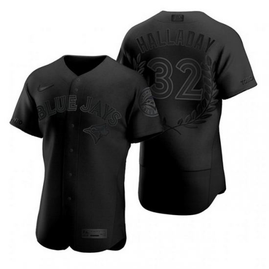 Blue Jays 32 Roy Halladay Black Nike Flexbase Fashion Jersey Blue Jays 32 Roy Halladay Black Nike Flexbase Fashion Jersey