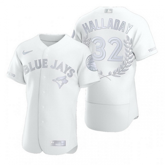 Blue Jays 32 Roy Halladay White Nike Flexbase Fashion Jersey Blue Jays 32 Roy Halladay White Nike Flexbase Fashion Jersey