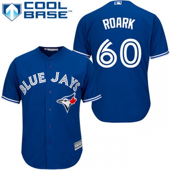 Blue Jays 60 Tanner Roark Blue New Cool Base Stitched MLB Jersey Blue Jays 60 Tanner Roark Blue New Cool Base Stitched MLB Jersey