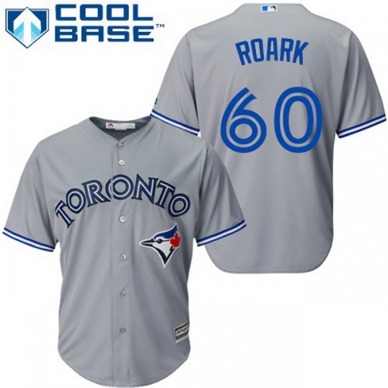 Blue Jays 60 Tanner Roark Grey New Cool Base Stitched MLB Jersey Blue Jays 60 Tanner Roark Grey New Cool Base Stitched MLB Jersey